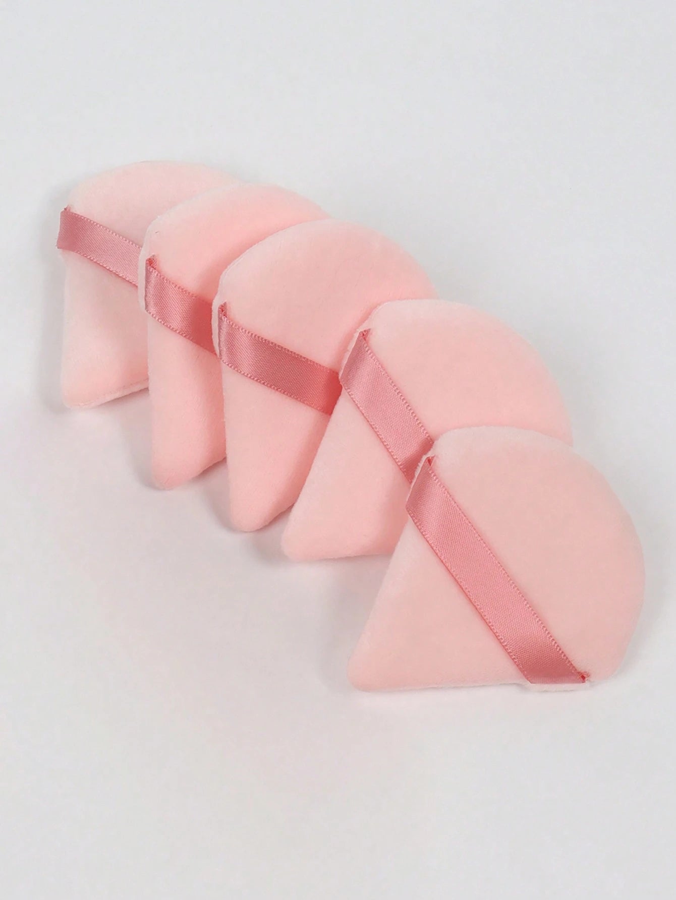 5/10/20/30/50/100pcs Triangle Velvet Makeup Sponge, Made Of Ultra-Soft Velvet Material, Designed For Contouring, Eyes And Edges, Suitable For All Skin Types. Cosmetic Accessories, Makeup Sponge, Makeu