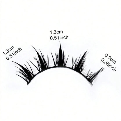 5 Pairs Anime Style False Eyelashes, Charming Little Devil Enlarged Eyes Eyelashes 5MH-5, Cartoon Manga Style Eyelashes For Cosplay Eye Makeup Tools, Cat Eyes Lashes Strip Lashes,Lashes,Eyelashes,Fake