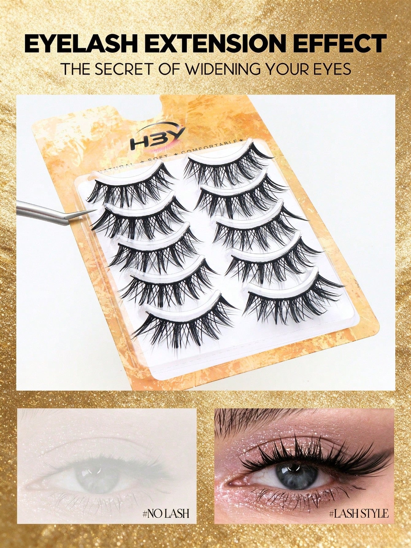 5 Pairs Wet Manga Style Strip False Eyelashes, Spiky Wet Look Anime Fake Lashes, Natural Wispy Layered Eyelash Extensions, Dramatic Cat Eye Fluffy Strip Lashes For Cosplay Party Daily Makeup Beauty Ey