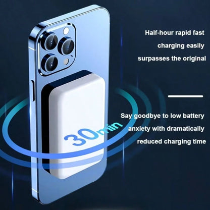 5000mAh Magnetic Power Bank, Slim Wireless Portable Charger With Fast Charging, MagSafe Compatible Battery Pack For IPhone 17/16/15/14/13/12 Series, Travel Charger