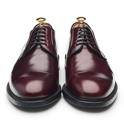 '5768' Burgundy Leather Derby UK 11