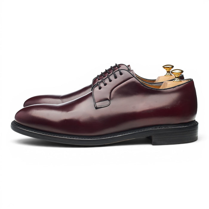 '5768' Burgundy Leather Derby UK 11