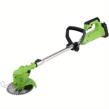 600W Cordless Wacker, Grass Trimmer, Comes With 2 Batteries, High Power Lawn Trimming Tool, Lightweight Wireless Cutter, Perfect For Lawn, Garden, Walkway Edging And Overgrown Grass Clearing
