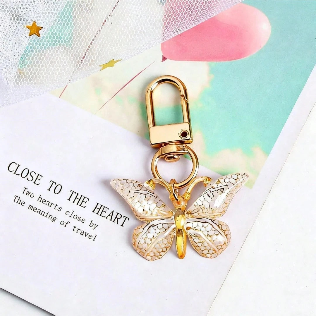 60pcs/20set Butterfly Keychain Gift Set Baby Shower Party Baby Shower Gifts For Guest Baby Shower Birthday Girl Party Favors For Kids Birthday Supplies Gender Reveal Party Supplies Baby Shower Decorat