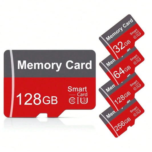 64GB/32GB/16GB High Speed TF Card, 128GB/256GB, Suitable For Tablet/Camera/Phone/Laptop/PC/Car Audio/Game Console/Audio Devices- Store Your Files