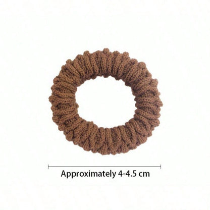 6pcs/Set High Elastic Thick Hair Ties, Upgraded Korean Style Women Durable Hair Bands, Won't Damage Hair, Suitable For Ponytail & Daily Hairstyles, Also Can Be Used As Bathroom Decor, Suitable For Aut