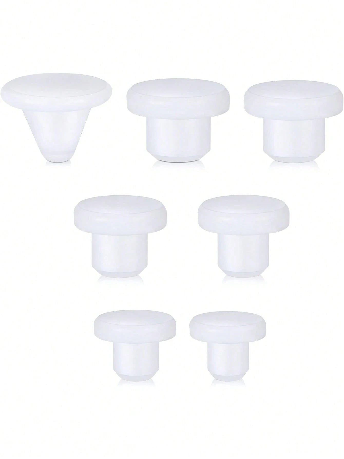 7-12pcs Belly Button Plugs, Post-Abdominoplasty Umbilical Shaping Device, Post-Abdominoplasty Umbilical Trainer, Post-Abdominoplasty Silicone Umbilical Shaping Device
