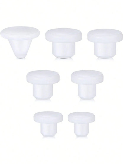 7-12pcs Belly Button Plugs, Post-Abdominoplasty Umbilical Shaping Device, Post-Abdominoplasty Umbilical Trainer, Post-Abdominoplasty Silicone Umbilical Shaping Device