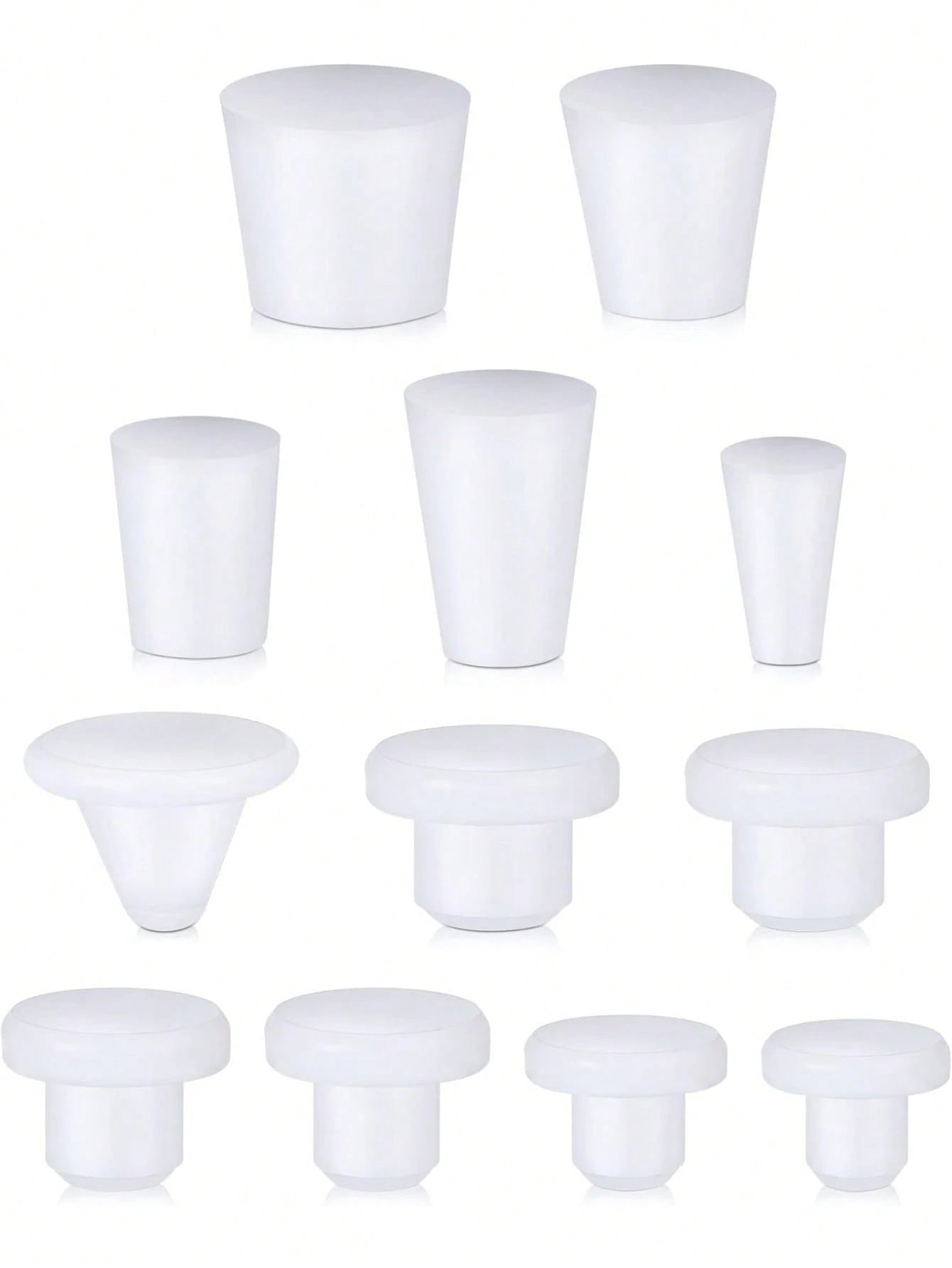 7-12pcs Belly Button Plugs, Post-Abdominoplasty Umbilical Shaping Device, Post-Abdominoplasty Umbilical Trainer, Post-Abdominoplasty Silicone Umbilical Shaping Device