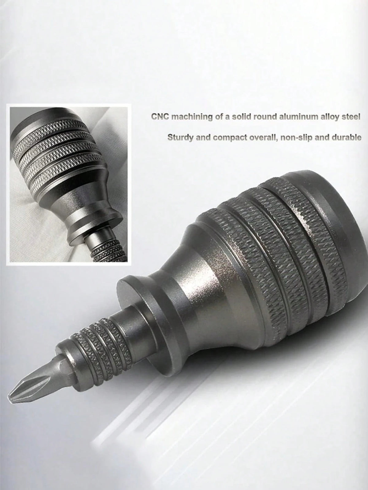 7 In 1 Mini Screwdriver Titanium Screwdriver 1/4 Inch Magnetic Torx Screw Driver Bit Kit Home Repair Tools