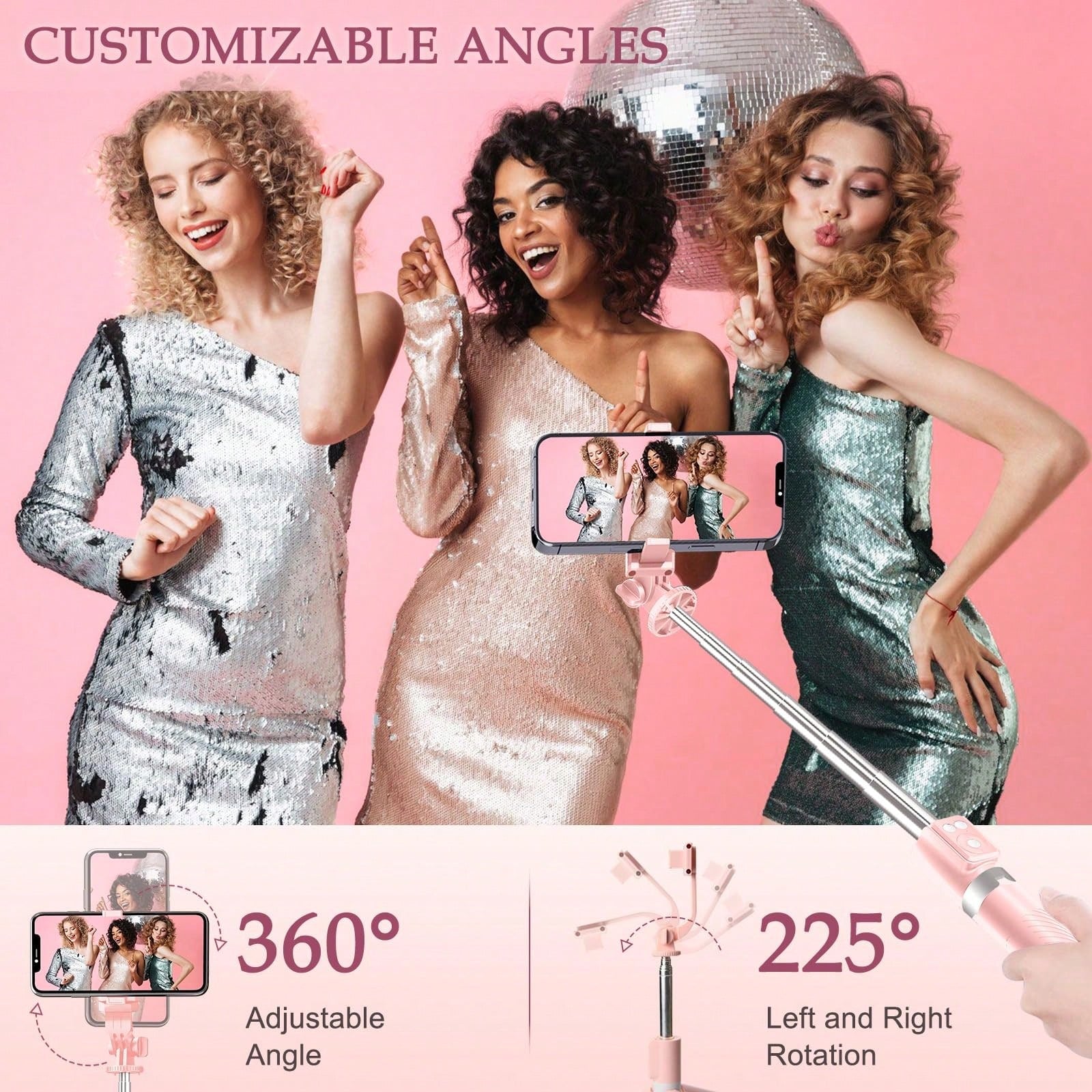 70 Inch Djustable Dual Color Temperature Fill Light Selfie Stick Tripod With Dual Fill Lights, Adjustable Dimming Knob, For Makeup, Live Streaming, YT Videos, TK, Photography, Compatible With Cameras