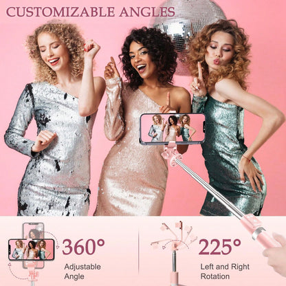 70 Inch Djustable Dual Color Temperature Fill Light Selfie Stick Tripod With Dual Fill Lights, Adjustable Dimming Knob, For Makeup, Live Streaming, YT Videos, TK, Photography, Compatible With Cameras