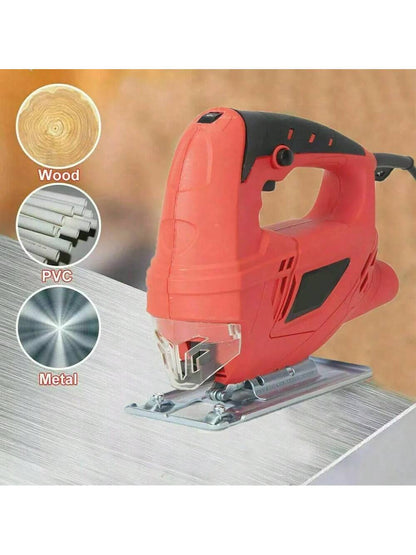 710W Jig Saw 3000RPM Corded Electric Jigsaw 6 Variable Speeds Jigsaw Tool Kit US