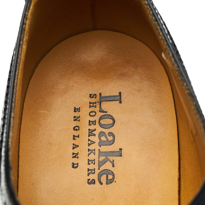 '758' Black Leather Oxford Brogues UK 8.5 F