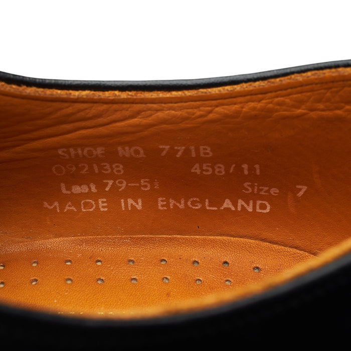 '771' Black Leather Derby UK 7 F