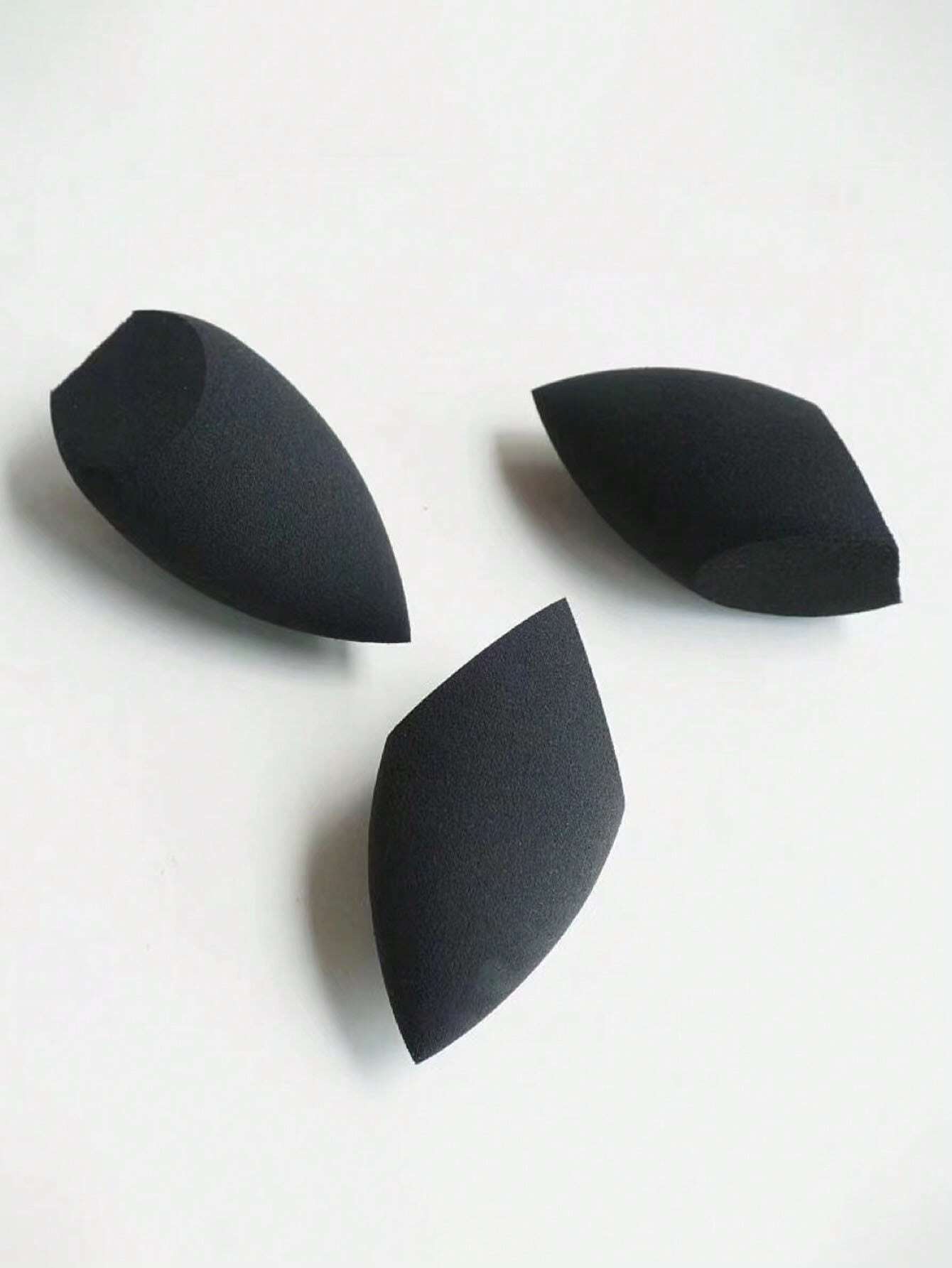 8/6/3/1-Piece Black Egg-Shaped Makeup Sponge For Foundation Contouring And Highlighting, Latex-Free Beauty Tool