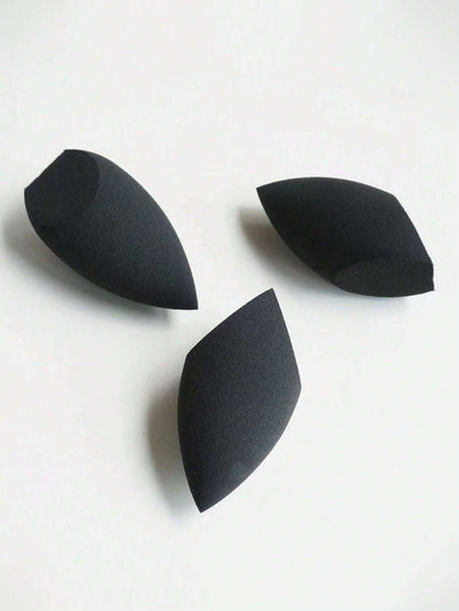 8/6/3/1-Piece Black Egg-Shaped Makeup Sponge For Foundation Contouring And Highlighting, Latex-Free Beauty Tool