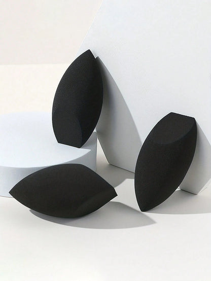 8/6/3/1-Piece Black Egg-Shaped Makeup Sponge For Foundation Contouring And Highlighting, Latex-Free Beauty Tool