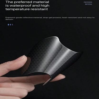 8pcs Car Anti-Scratch Protector, TPU Carbon Fiber Door Bowl 3D Seamless Sticker, Paint Cover Protection Pad, Universal Door Handle Protective Film, Suitable For Most Car Door Anti-Collision Strip Door