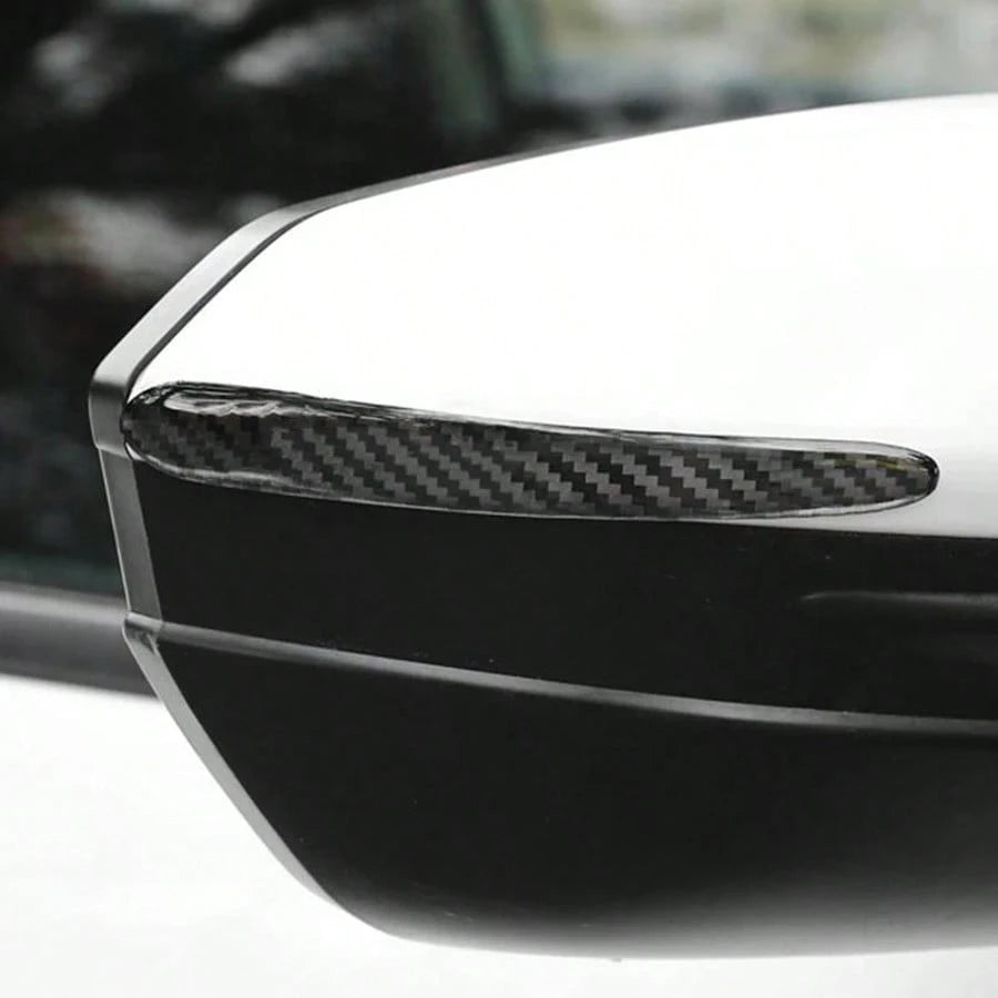 8pcs Carbon Fiber Door Bowl Handle Protective Stickers, Anti-Scratch Horizontal Stickers, Car Door Bowl Stickers, Universal Exterior Door Bowl Stickers, Handle Stickers, Fit For All Car Models