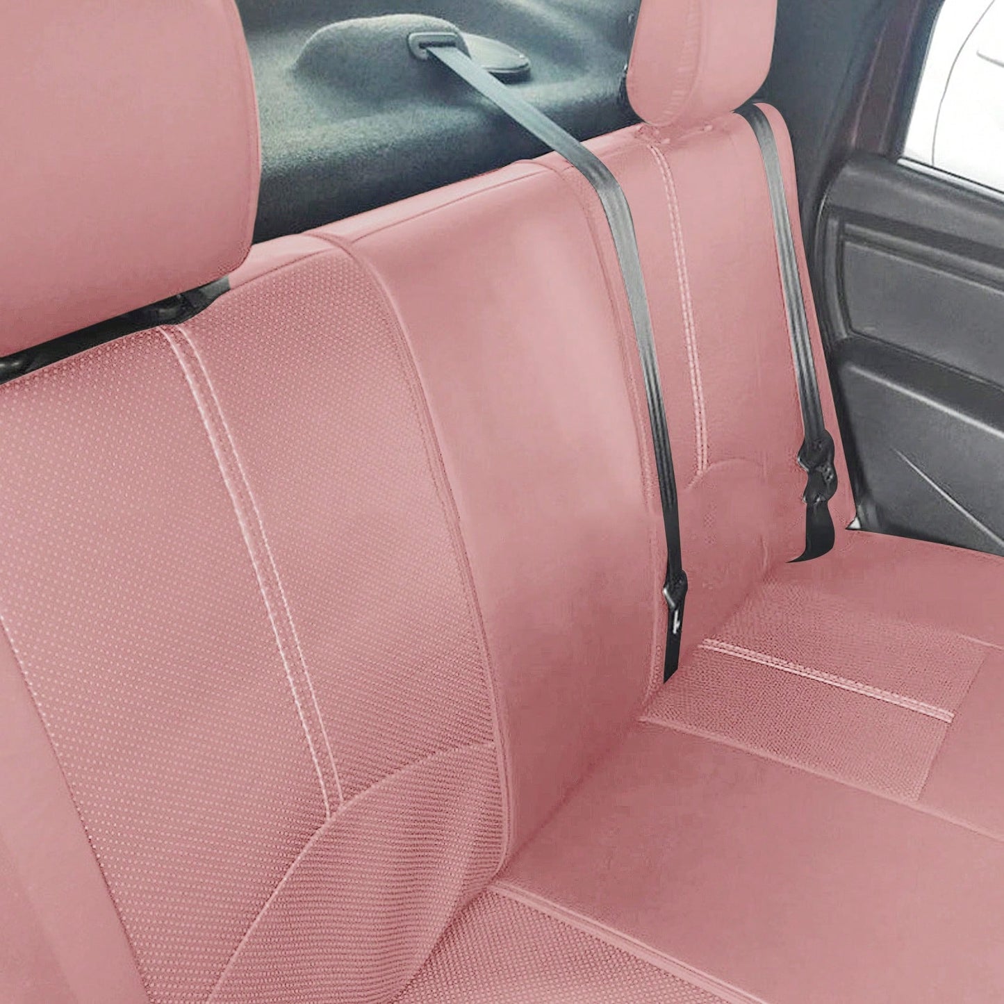 9pcs PU Leather Universal Car Seat Cover 5 Seats Waterproof Cushion,Car Seat Cover Full Set,Car Stuff For Woman,Pink Car Stuff, SN1702