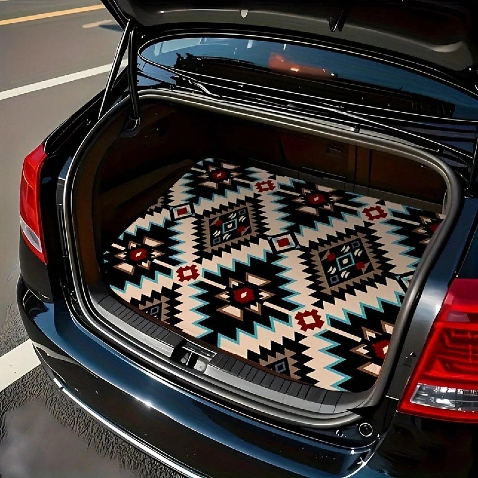 A Classic Vintage Trunk, Compatible With Any Car Model, And Long-Lasting Car Accessory, Trunk Embellishment Throughout Year
