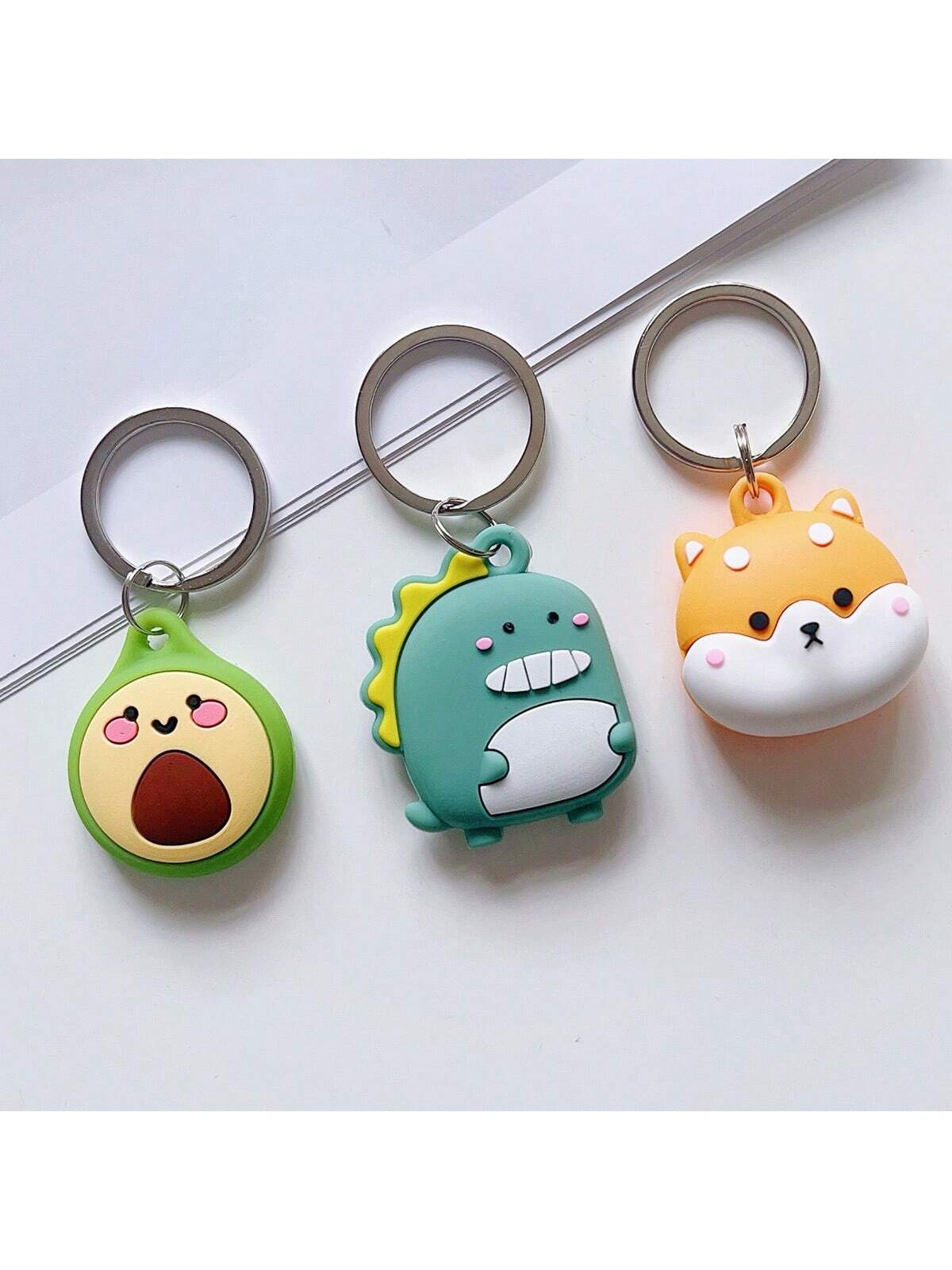 A Cute Cartoon Silicone Cover Compatible With Apple Airtag
