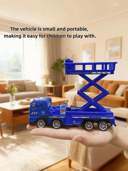 A Set Of Alloy Engineering Vehicle Model Toys-Excavators, Tractors, Engineering Toys, Boy Birthday Gifts, Children's Car Toys, Toddler Toys, Beach Toys, Airplane Toys, Dinosaur Toys, Swimming Pool Toy