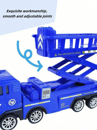 A Set Of Alloy Engineering Vehicle Model Toys-Excavators, Tractors, Engineering Toys, Boy Birthday Gifts, Children's Car Toys, Toddler Toys, Beach Toys, Airplane Toys, Dinosaur Toys, Swimming Pool Toy