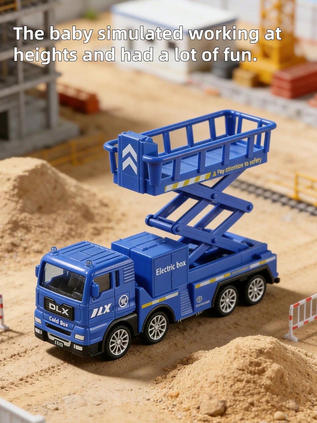 A Set Of Alloy Engineering Vehicle Model Toys-Excavators, Tractors, Engineering Toys, Boy Birthday Gifts, Children's Car Toys, Toddler Toys, Beach Toys, Airplane Toys, Dinosaur Toys, Swimming Pool Toy