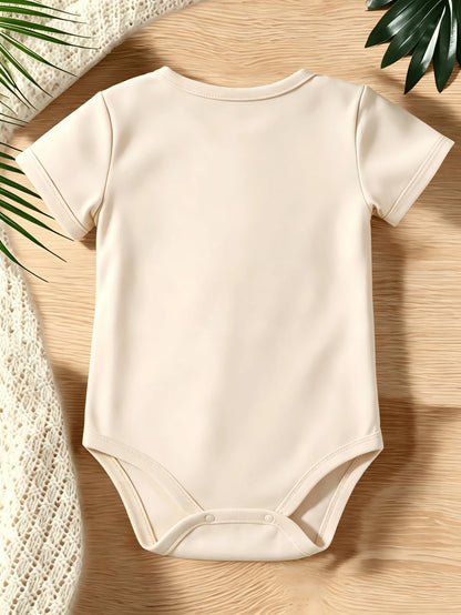Adorable Cute Toddler Newborn Infant Kids Girls Boys Halloween Spooky Ghost Pumpkin Balloon Striped Graphic Print Short Sleeve Crew Neck Bodysuit Top