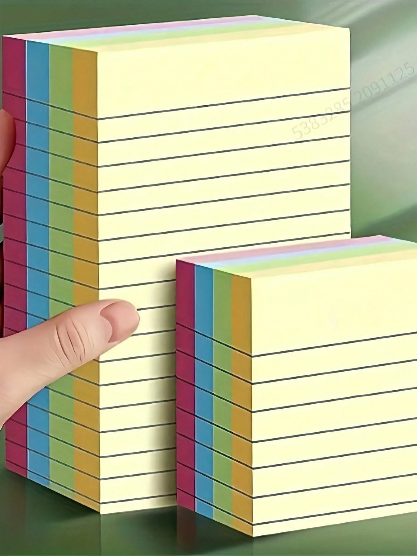 Aesthetic Sticky Note With Clear Lines Bright Sticky Note Pads For Teachers Sturdy Sticky Note To Write Memos Back To School Stationery Notebook Essentials Stickers Supplies Office Desk Accessories Sc