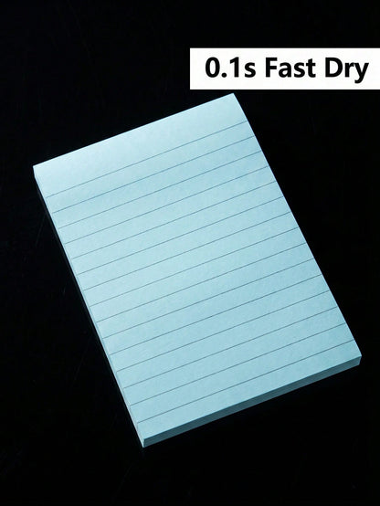 Aesthetic Sticky Note With Clear Lines Bright Sticky Note Pads For Teachers Sturdy Sticky Note To Write Memos Back To School Stationery Notebook Essentials Stickers Supplies Office Desk Accessories Sc
