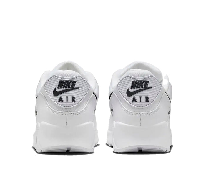 Nike Air Max 90 White Black Outlined Swoosh