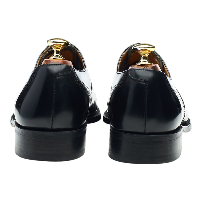 'Alfred' Black Leather Oxford Brogue UK 7.5 G