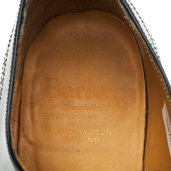 'Alfred' Black Leather Oxford Brogue UK 7.5 G