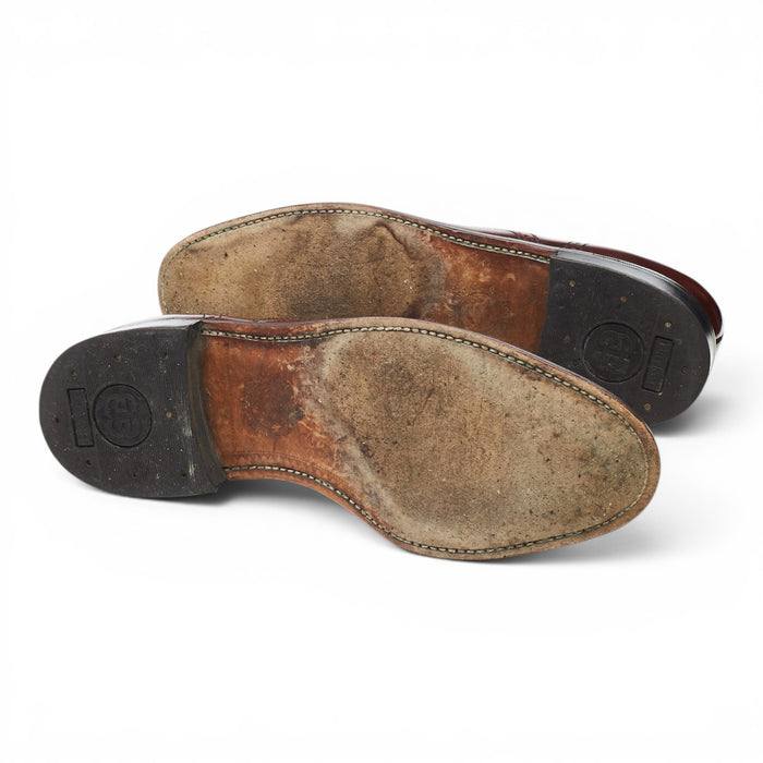 'Alfred' Brown Leather Oxford Borgues UK 7.5 G