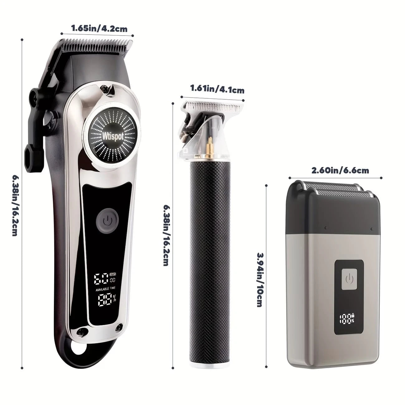All-In-One Grooming Kit, Men's Cordless Hair Clipper Set- USB Rechargeable Electric Hair Trimmer, Dual Use For Home And Car, Halloween, Christmas Gift, Birthday Present, Suitable For Men, Husbands Or