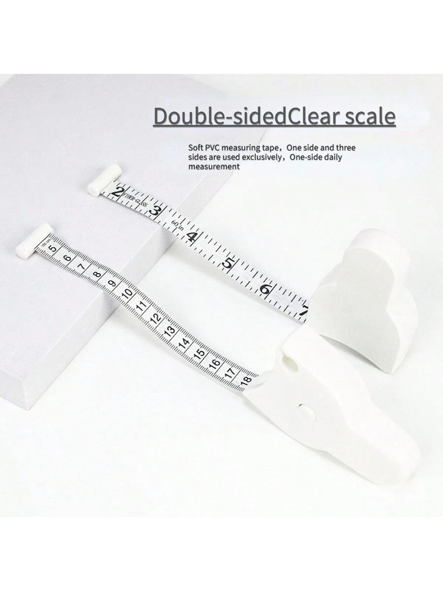 An Automatic Recovery Portable Self-Measuring Tape Measure, Professional Telescopic Waist Measuring Tape, Fitness Home Soft Leather Tape Measure, Metric British Double-Sided Double-Use, Mini Three-Cir
