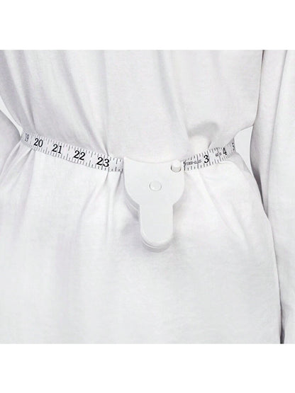 An Automatic Recovery Portable Self-Measuring Tape Measure, Professional Telescopic Waist Measuring Tape, Fitness Home Soft Leather Tape Measure, Metric British Double-Sided Double-Use, Mini Three-Cir