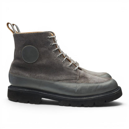 'Anton' Grey Suede Leather Boots UK 10 G