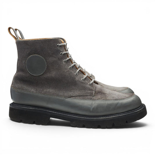 'Anton' Grey Suede Leather Boots UK 10 G