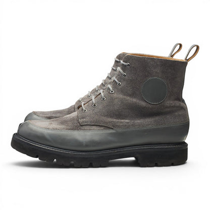 'Anton' Grey Suede Leather Boots UK 10 G
