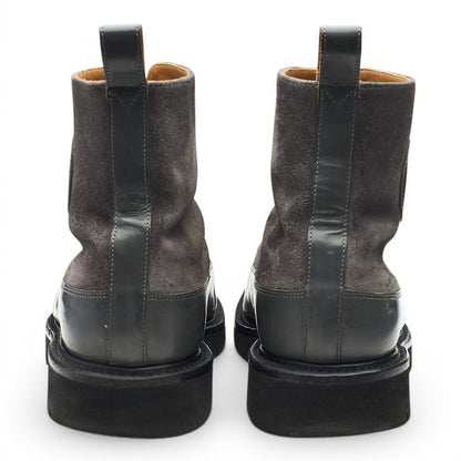 'Anton' Grey Suede Leather Boots UK 10 G