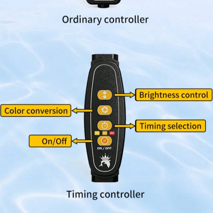 Aquarium Light, Clip On Fish Tank Light With Memory Function, DIY Mode Full Spectrum Aquarium Plant Light, 10 Speed Brightness Adjustment, Adjustable Timer, IP68 Waterproof For 16-24 Inch Fish Tank 14