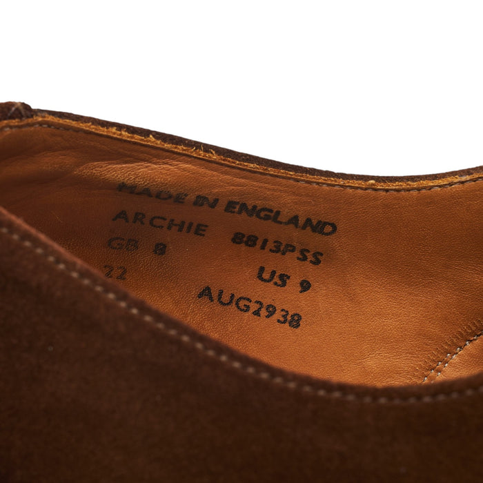 'Archie' Brown Suede Derby UK 8