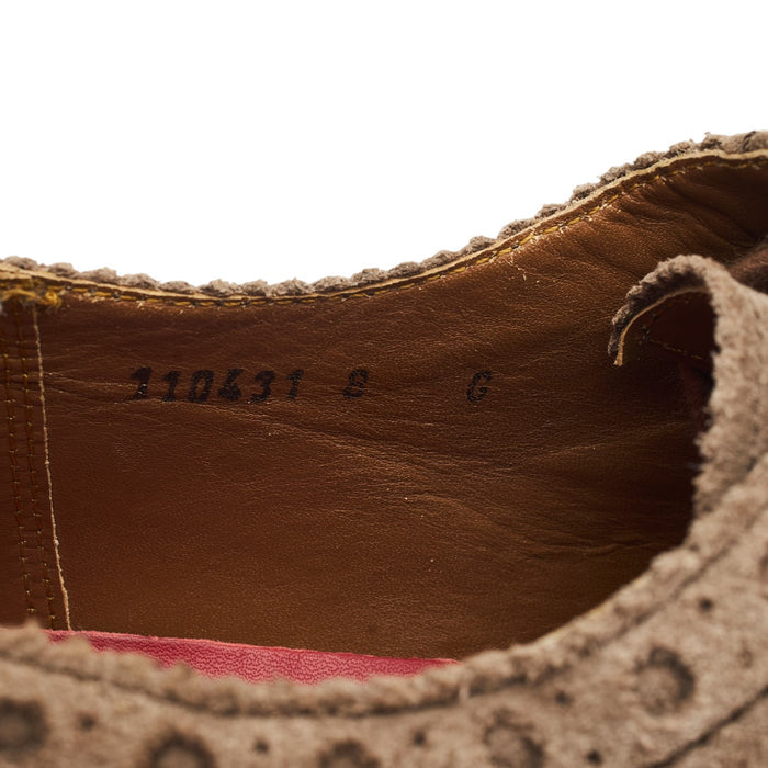 'Archie' Sand Suede Derby Brogues UK 8 G