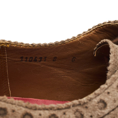 'Archie' Sand Suede Derby Brogues UK 8 G