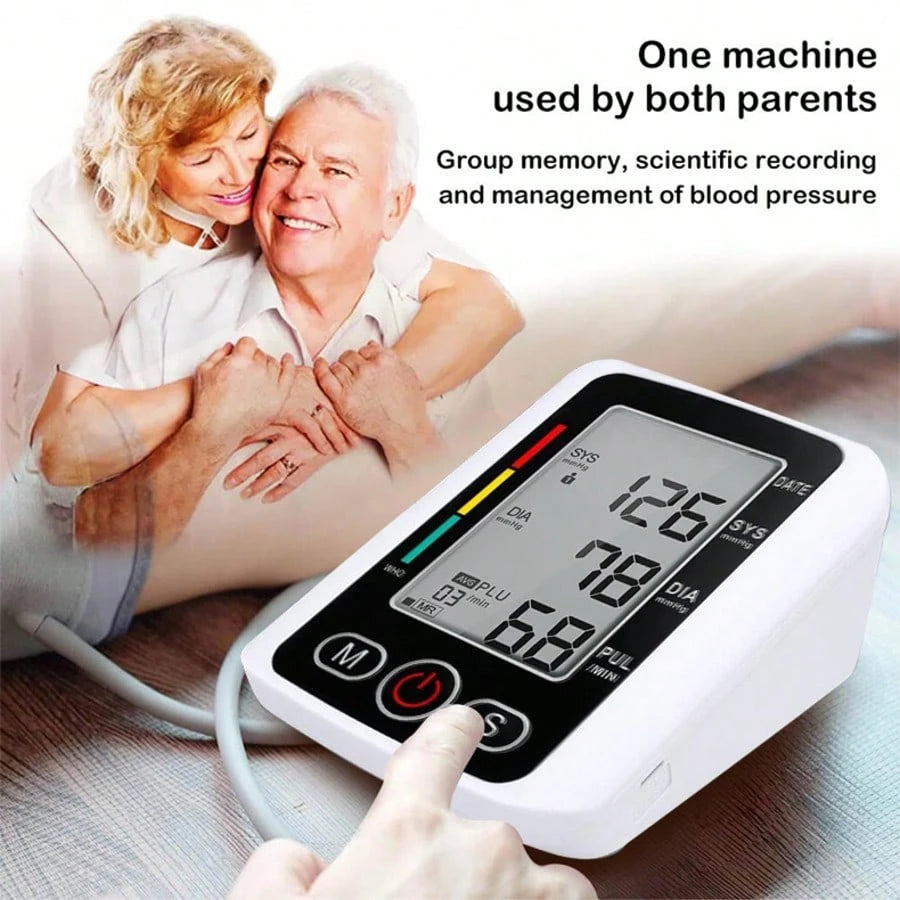 Arm Blood Pressure Monitor,Blood Pressure Machine, BP Monitor Automatic Upper Arm Digital With Blood Pressure Cuff For Home Use