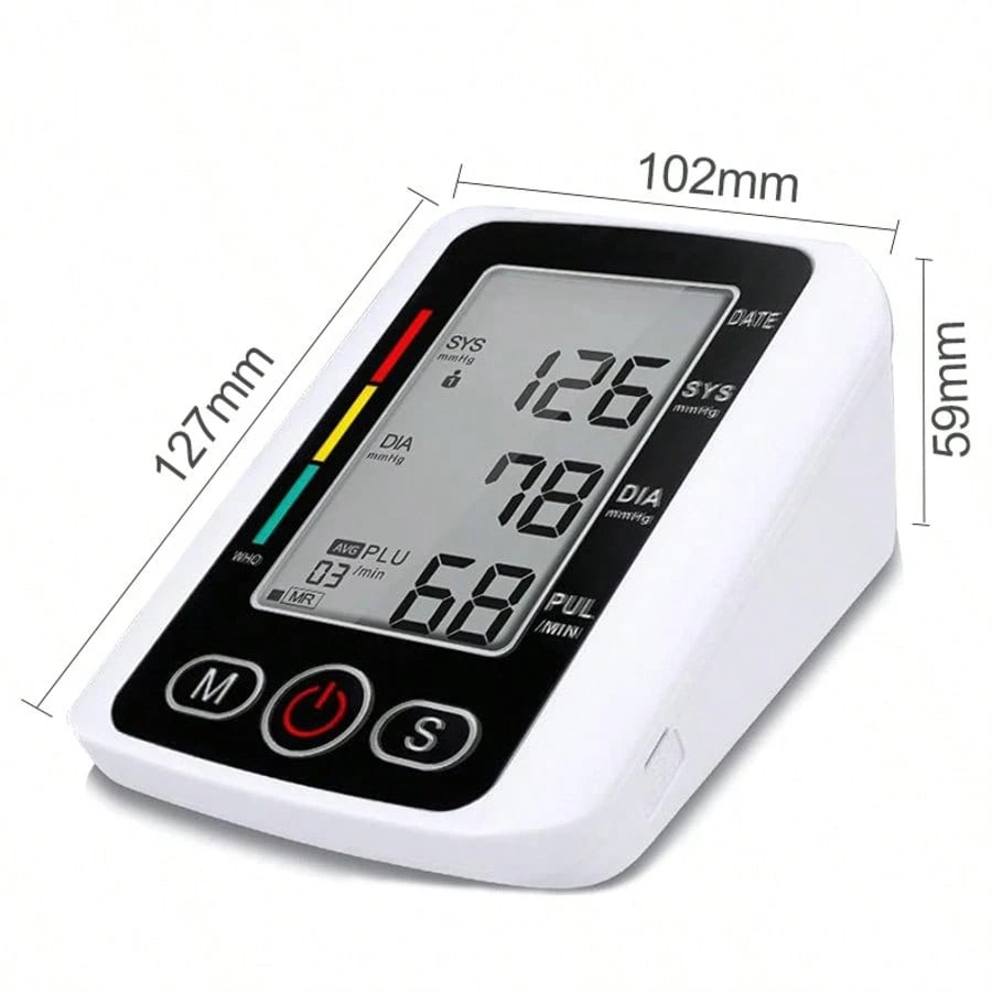 Arm Blood Pressure Monitor,Blood Pressure Machine, BP Monitor Automatic Upper Arm Digital With Blood Pressure Cuff For Home Use